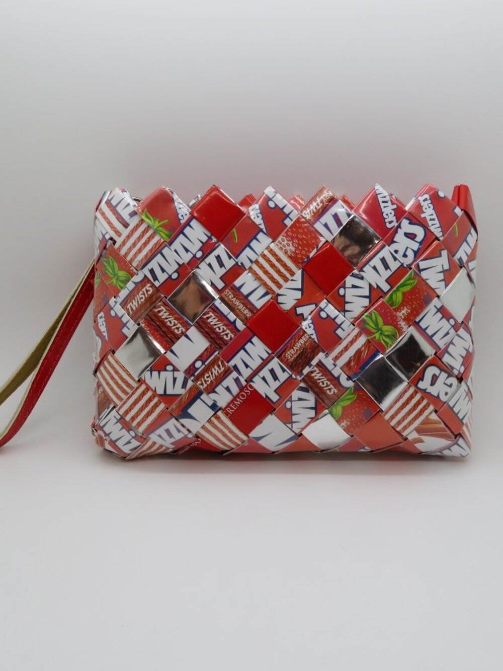 Nahui Ollin Twizzlers Candy Wrapper Wristlet Pouch